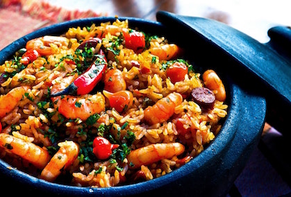 Recette de Riz sauté à l'espagnole et son menu équilibré