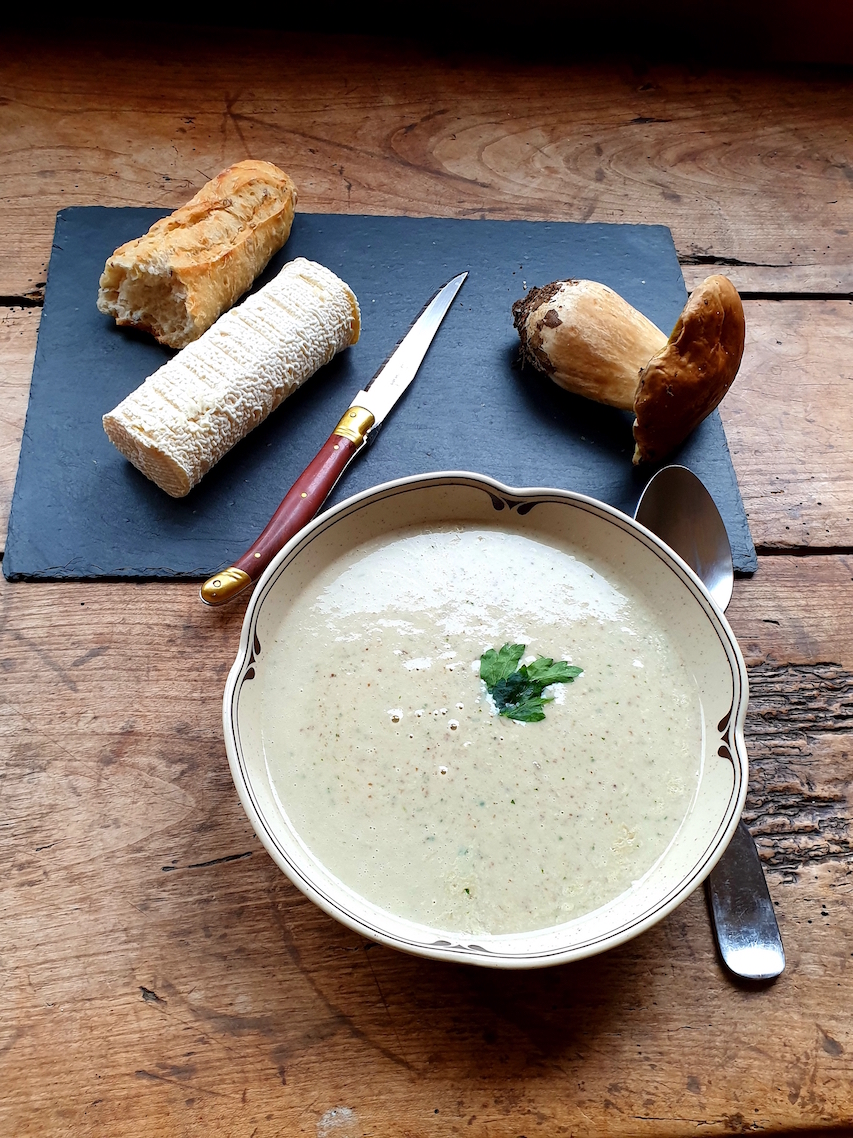Recette du velouté de cèpes • Naturellement