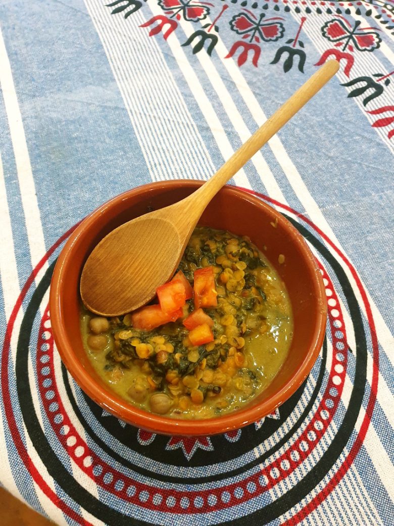 Dhal aux légumes